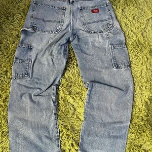 Dickies Men's Relaxed Jeans - Light Blue